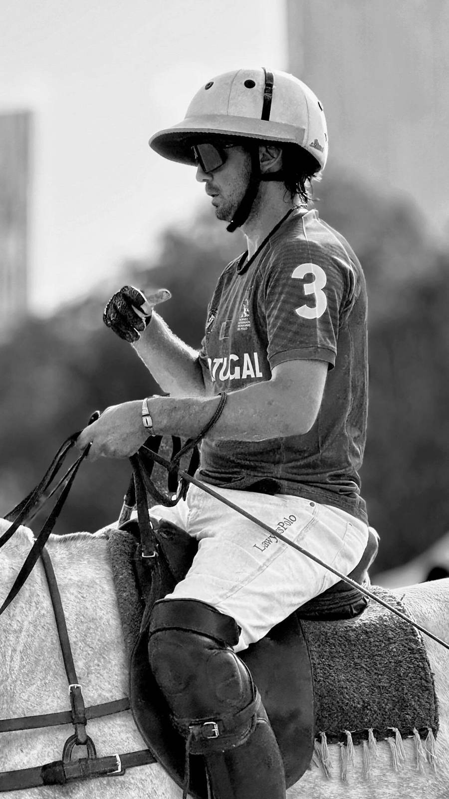Polo, Portugal, B&W